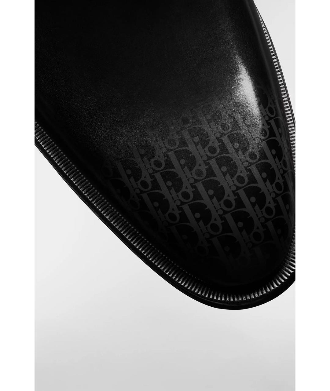 CHRISTIAN DIOR Черные кожаные туфли, фото 4