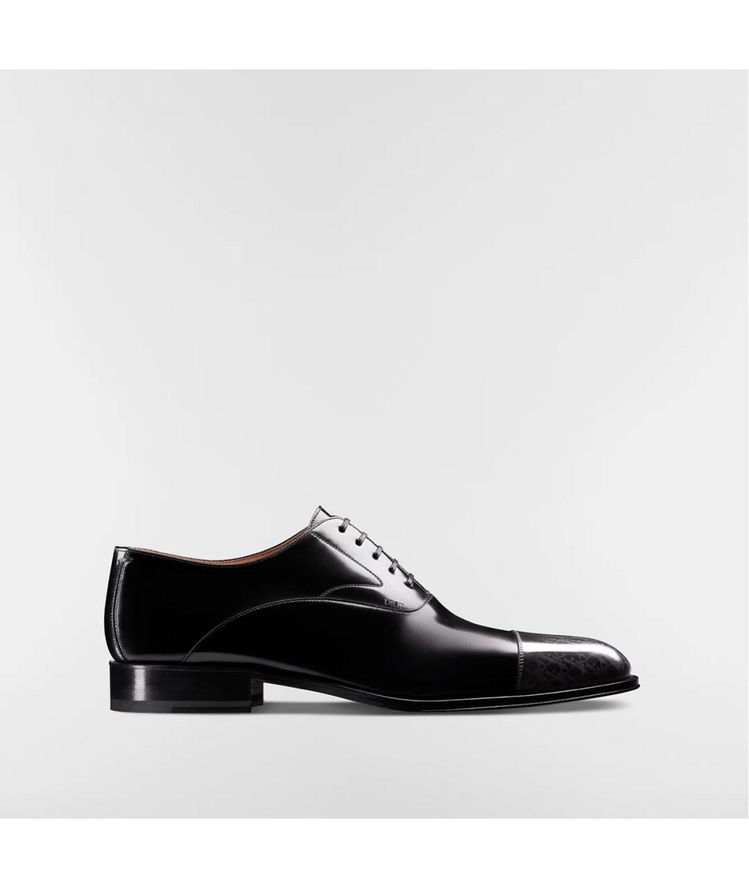 CHRISTIAN DIOR Черные кожаные туфли, фото 6