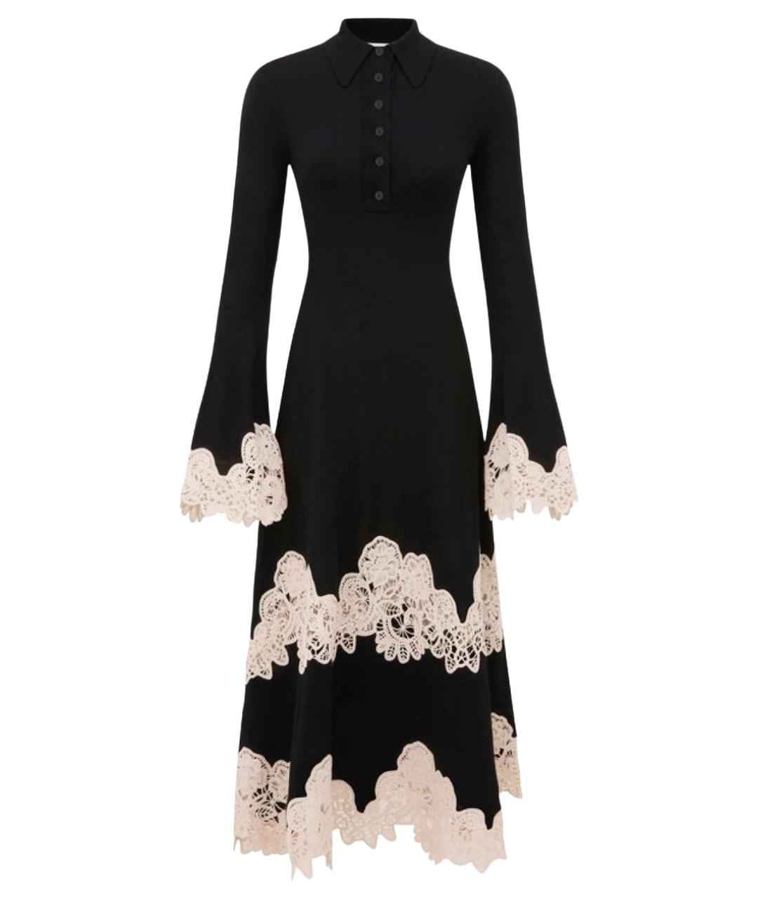 ZIMMERMANN Черное шерстяное повседневное платье, фото 1
