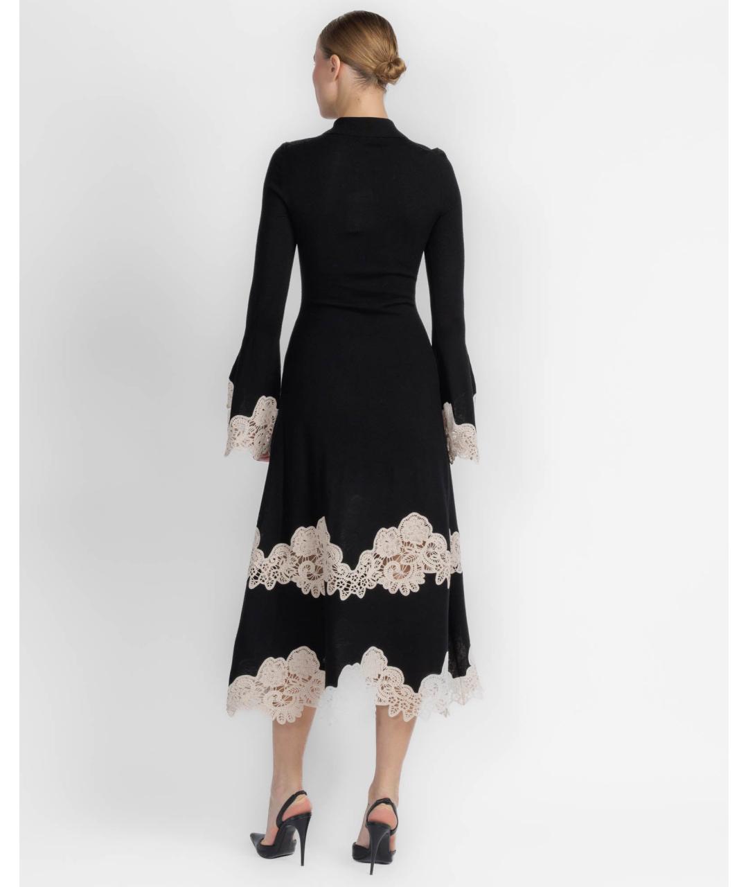 ZIMMERMANN Черное шерстяное повседневное платье, фото 3