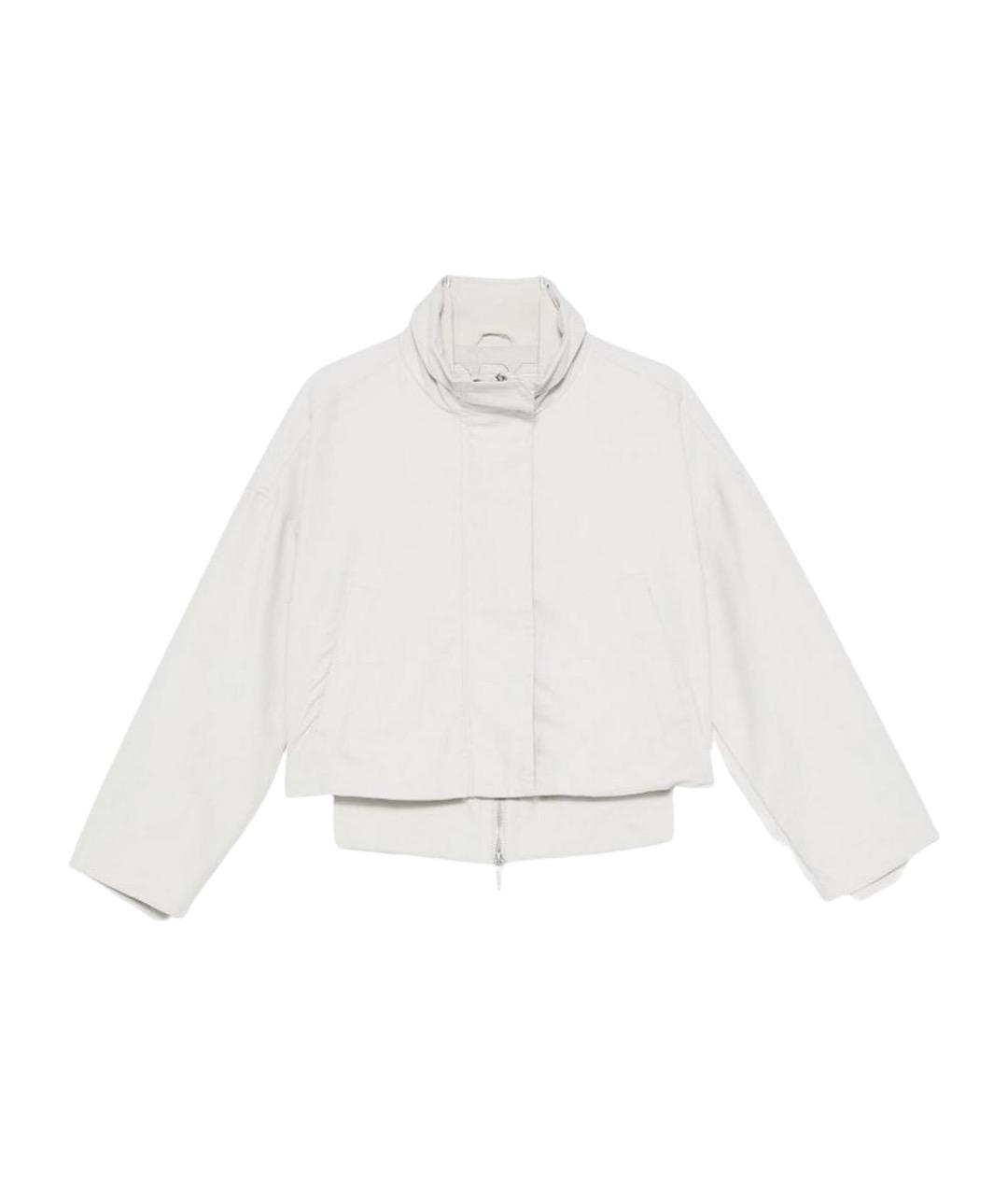 EMPORIO ARMANI Белая полиэстеровая куртка, фото 1