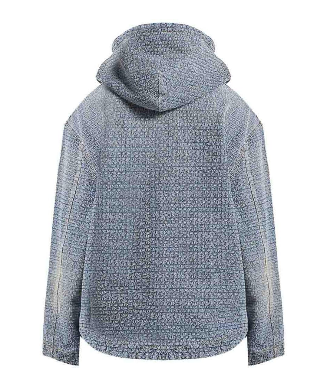 BALENCIAGA Синяя хлопковая куртка, фото 2