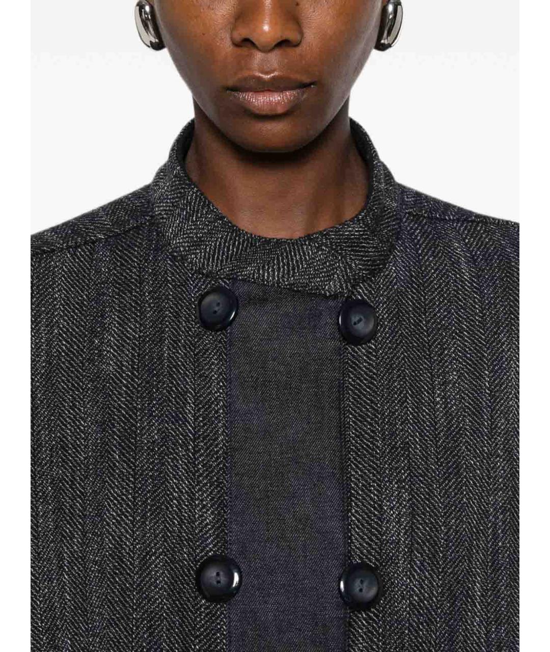 EMPORIO ARMANI Серая шерстяная куртка, фото 2