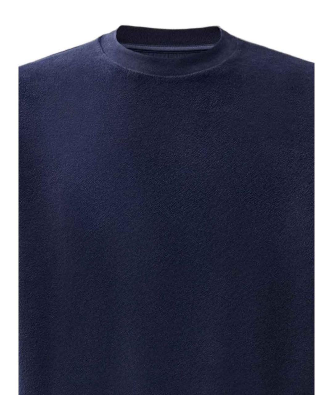 CP COMPANY Синий хлопковый джемпер / свитер, фото 2