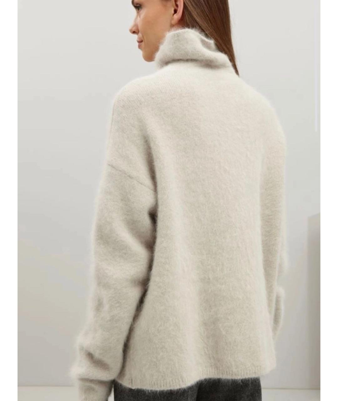 MAX MARA Серая кашемировая водолазка, фото 8