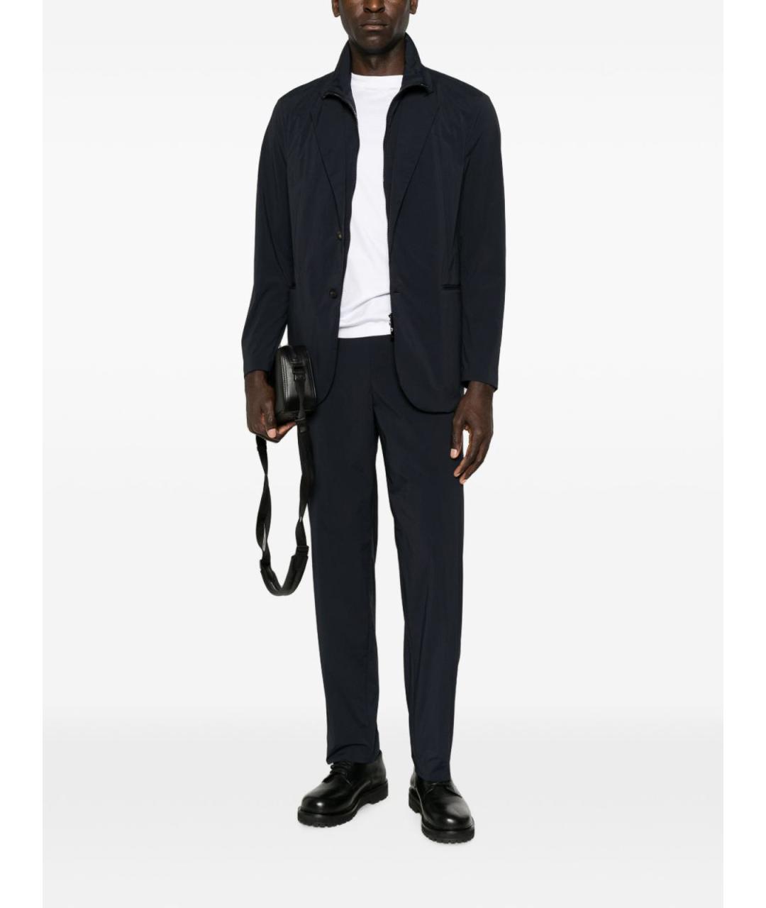 EMPORIO ARMANI Синий полиамидовый пиджак, фото 4