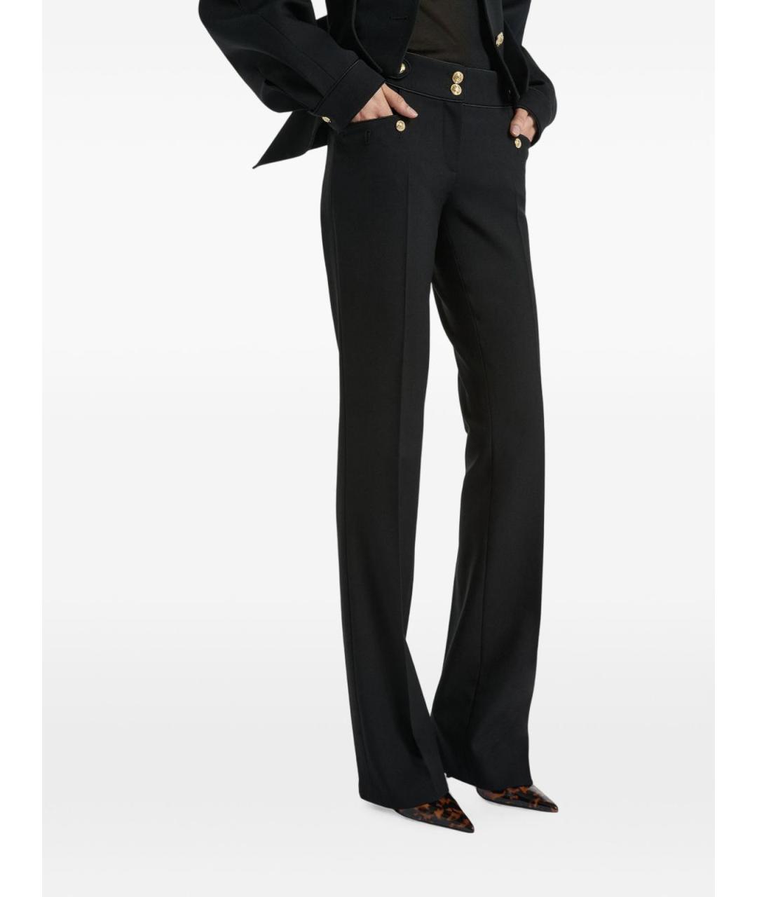 BALMAIN Черные брюки узкие, фото 5