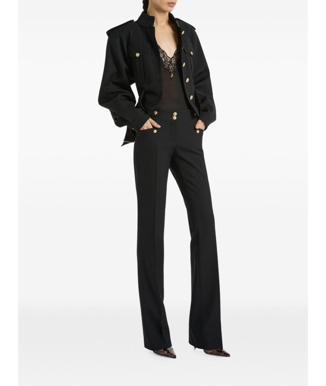 BALMAIN Черные брюки узкие, фото 4