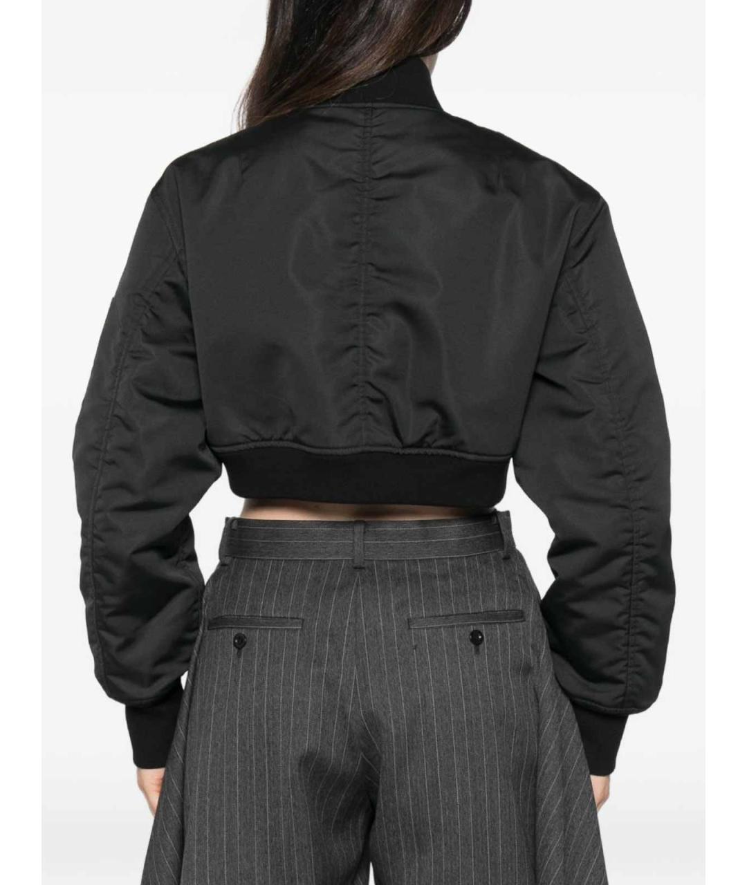 BALENCIAGA Черная полиэстеровая куртка, фото 4
