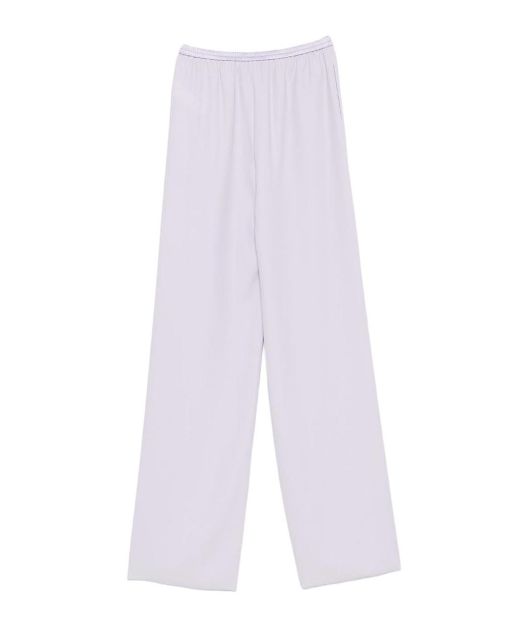 EMPORIO ARMANI Фиолетовые полиэстеровые брюки широкие, фото 3