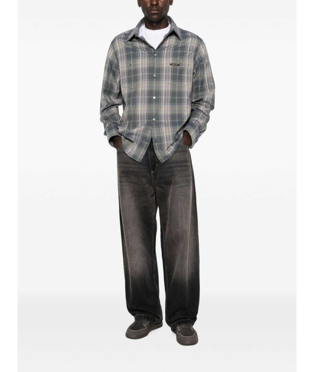 CARHARTT Черные хлопковые прямые джинсы, фото 5