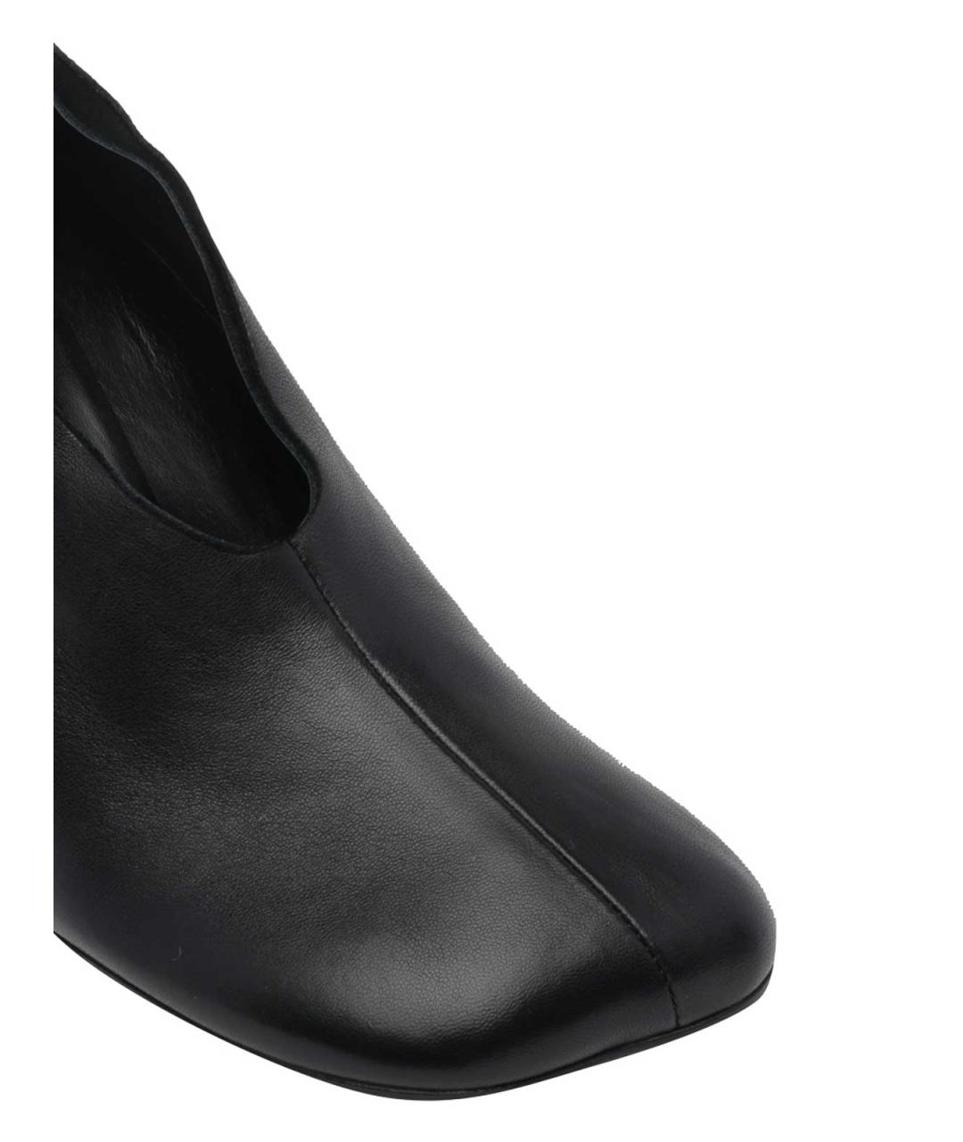 MM6 MAISON MARGIELA Черные кожаные туфли, фото 4