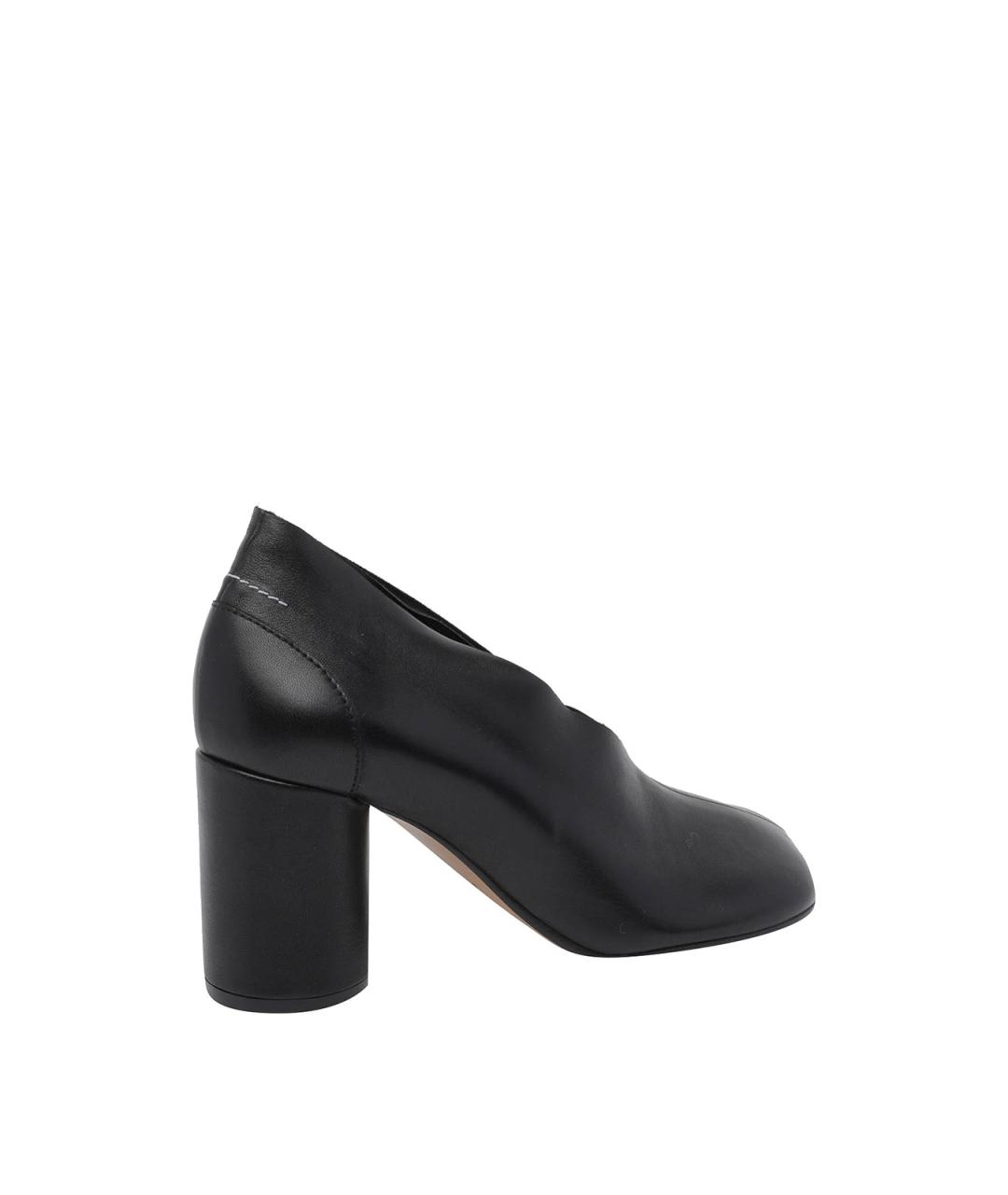MM6 MAISON MARGIELA Черные кожаные туфли, фото 3