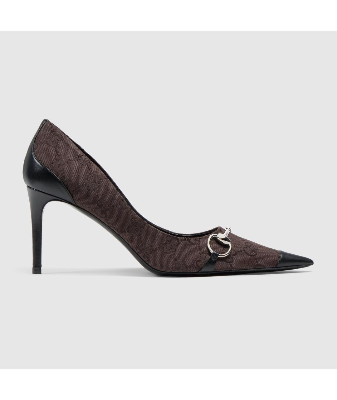 GUCCI Коричневые туфли, фото 4