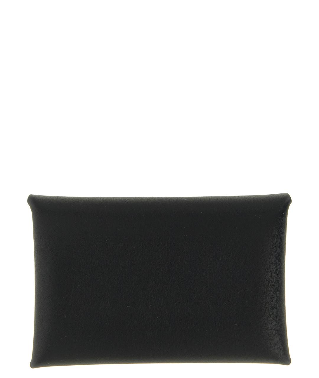 JIL SANDER Черный кожаный кошелек, фото 2