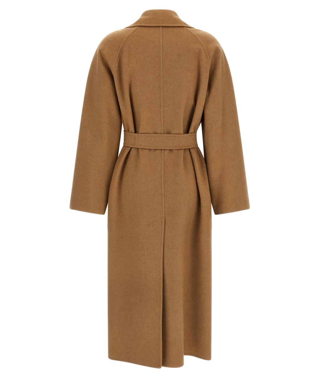 MAX MARA Бежевое шерстяное пальто, фото 2