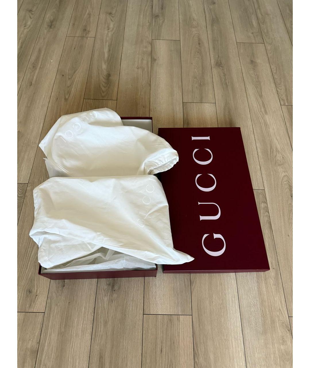 GUCCI Черные кожаные сапоги, фото 6
