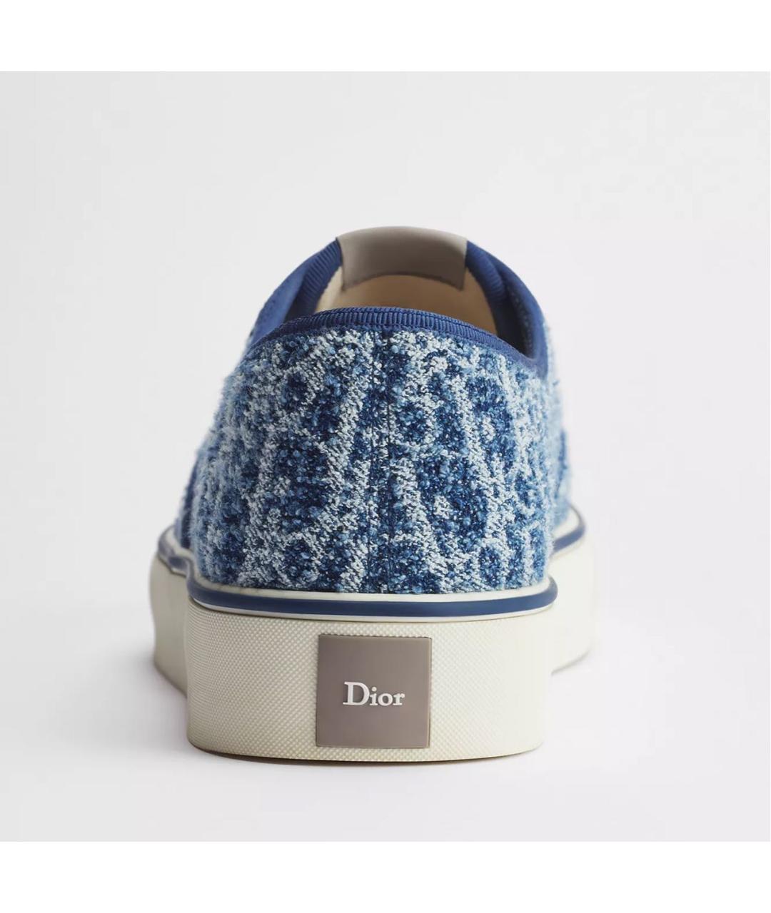 CHRISTIAN DIOR Синие низкие кроссовки / кеды, фото 3