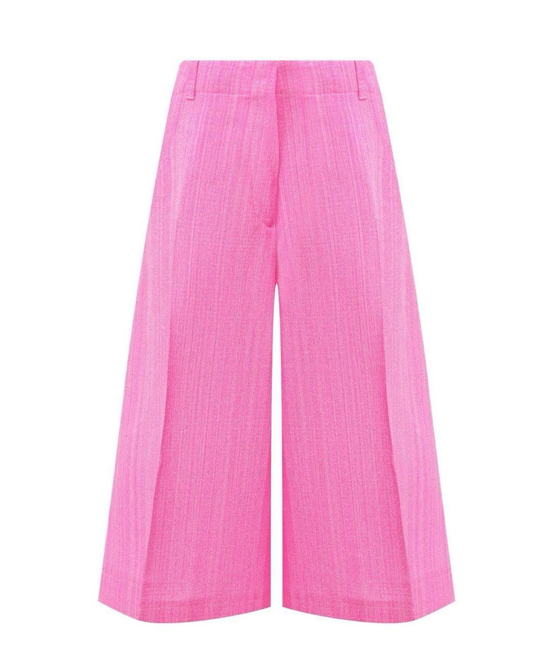 JACQUEMUS Розовые вискозные кюлоты, фото 4