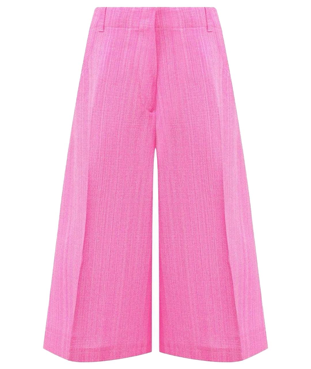 JACQUEMUS Розовые вискозные кюлоты, фото 1