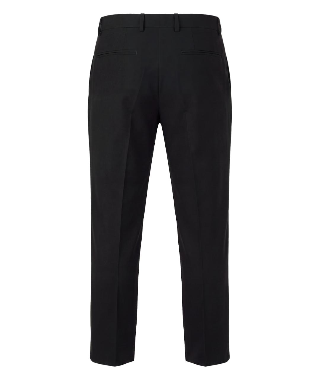 SAINT LAURENT Черные шерстяные классические брюки, фото 2
