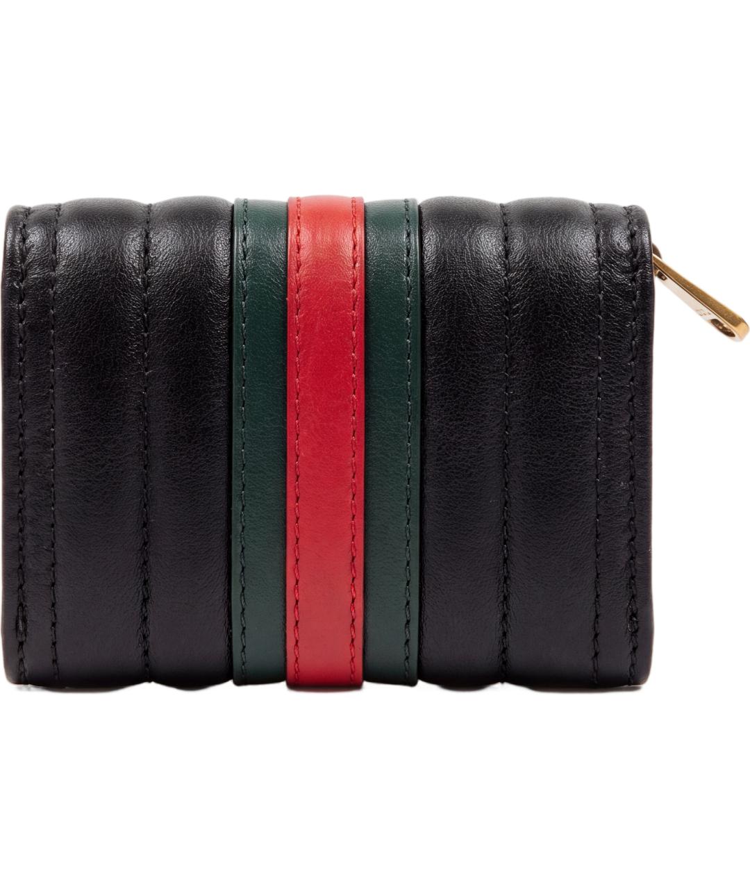 GUCCI Черный кожаный кошелек, фото 3