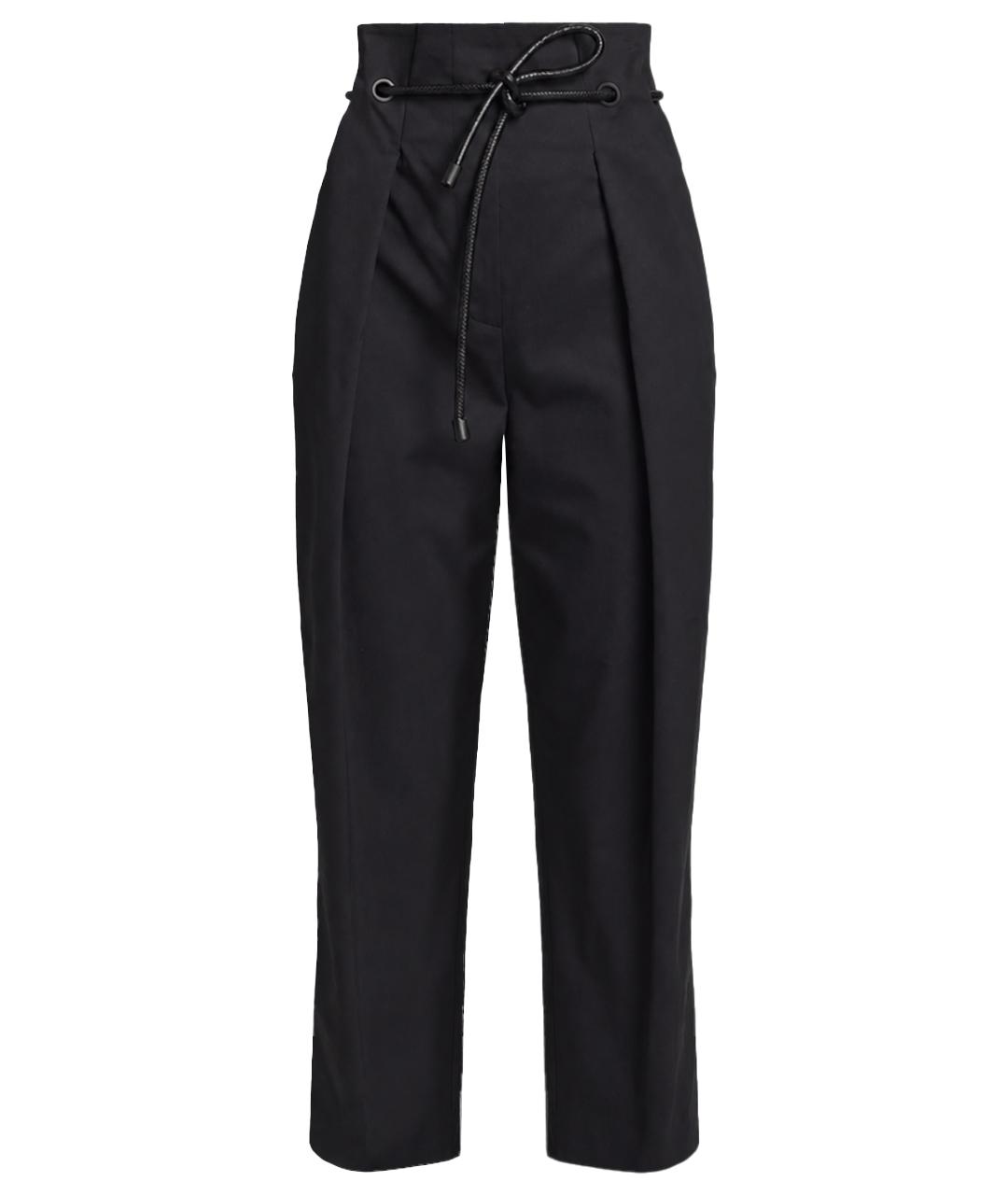 3.1 PHILLIP LIM Черные хлопковые брюки широкие, фото 1