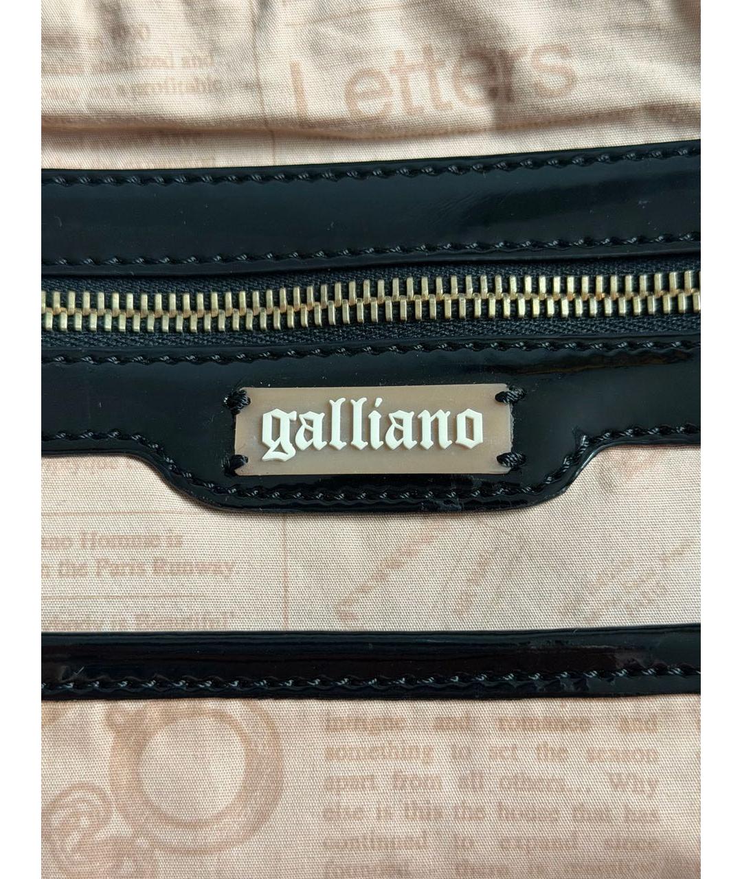 JOHN GALLIANO Черная сумка через плечо, фото 7