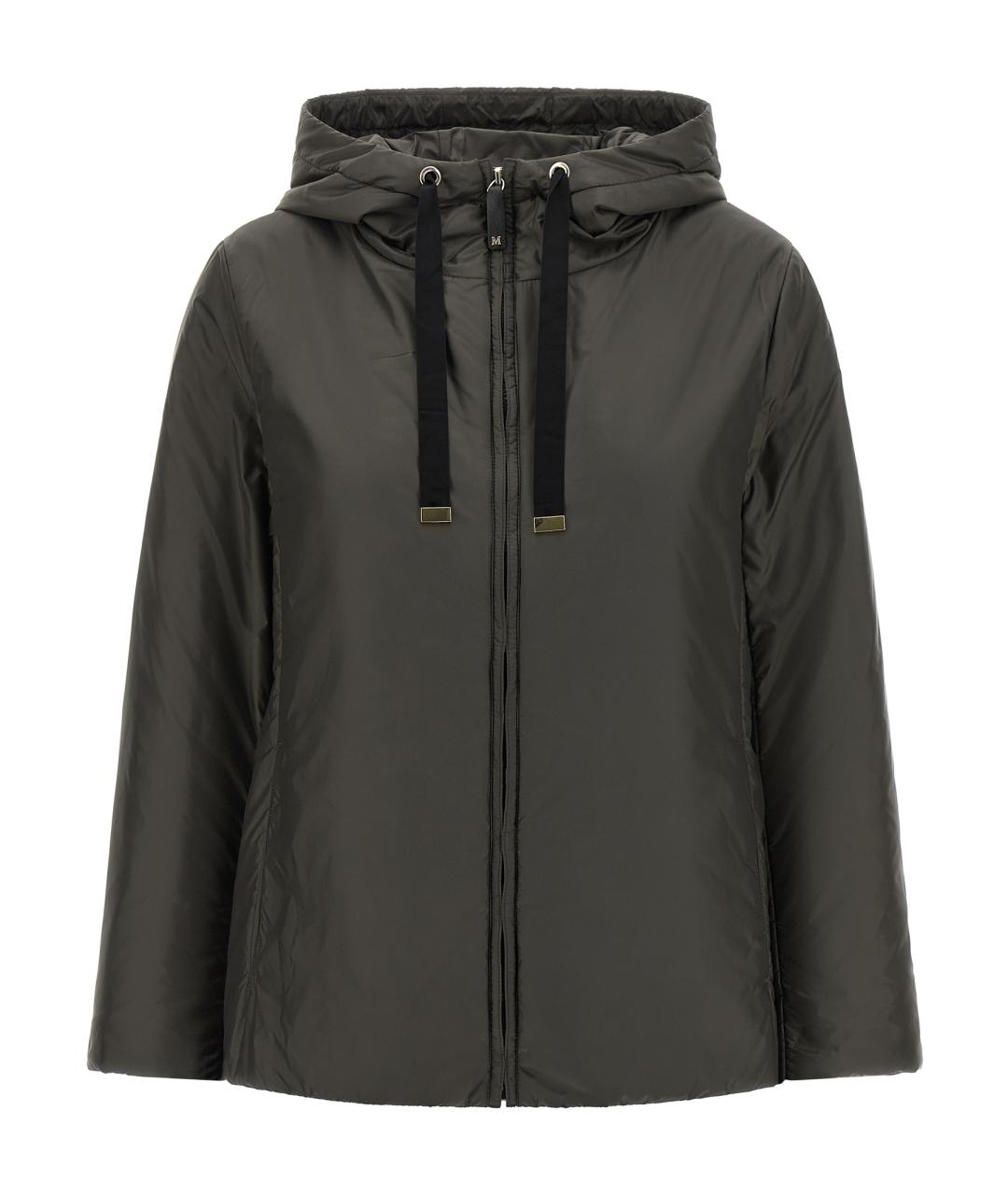 MAX MARA Зеленая полиэстеровая куртка, фото 1