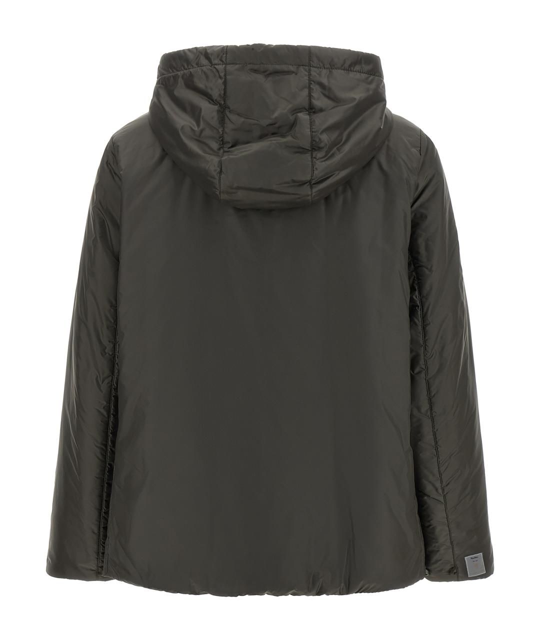 MAX MARA Зеленая полиэстеровая куртка, фото 2