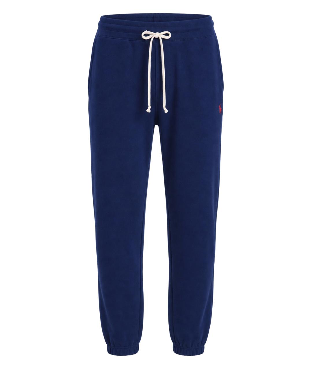 POLO RALPH LAUREN Синие хлопковые повседневные брюки, фото 1
