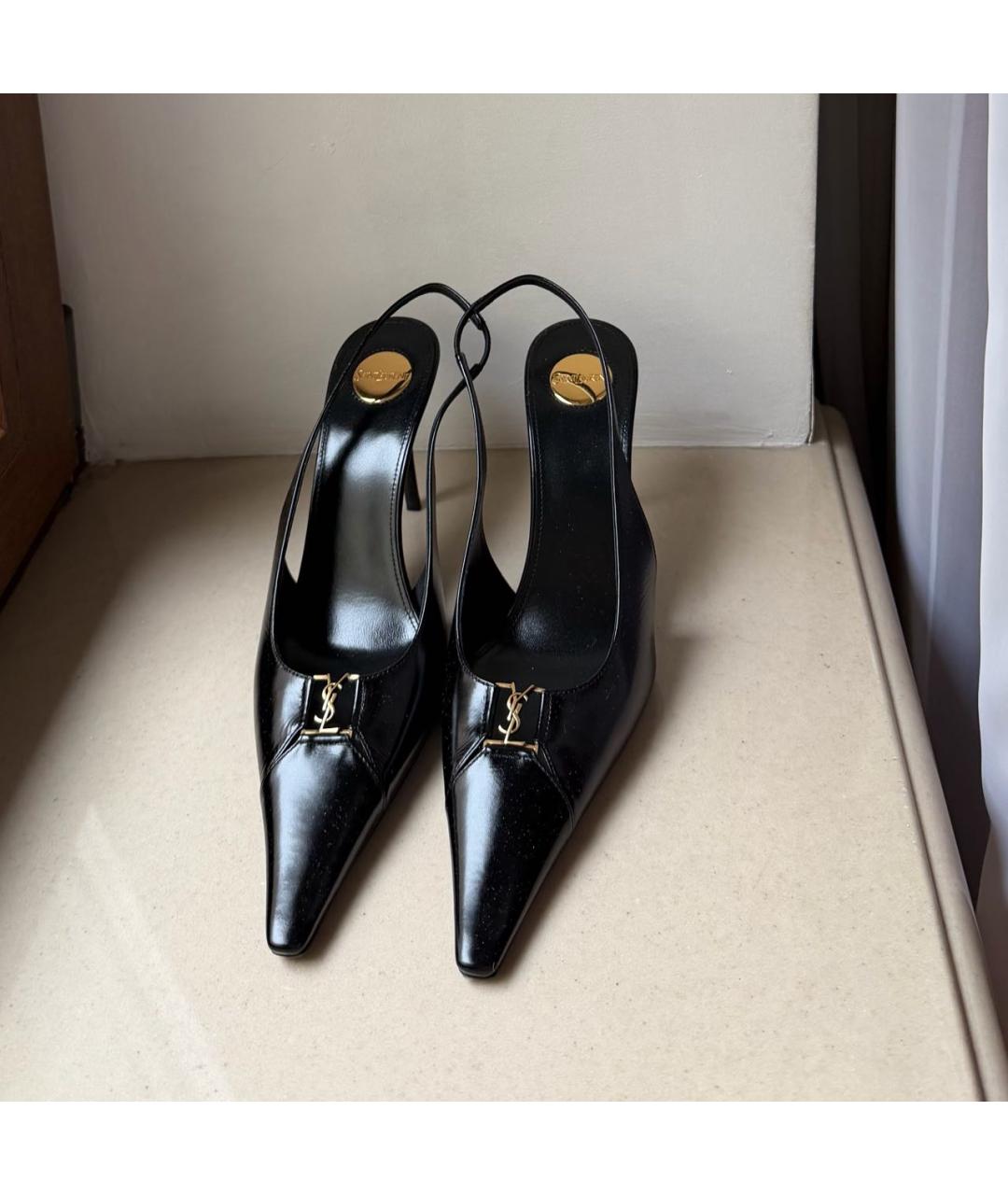 SAINT LAURENT Черные туфли, фото 3