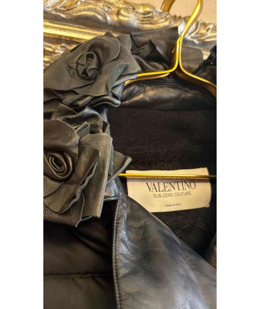 VALENTINO Черная полиэстеровая куртка, фото 4