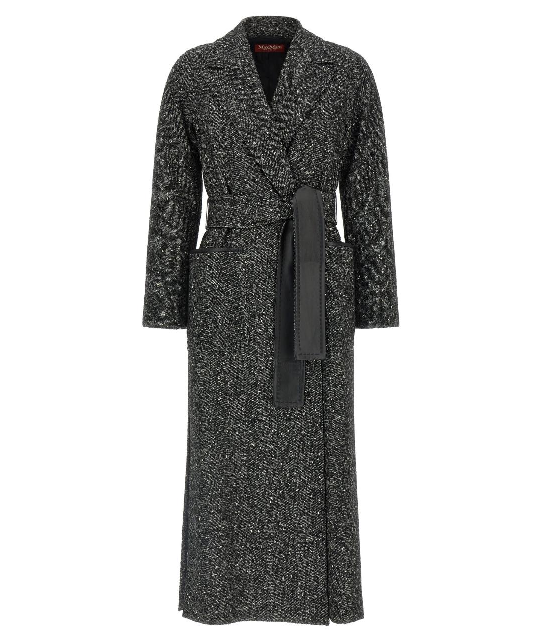 MAX MARA STUDIO Мульти шерстяное пальто, фото 1