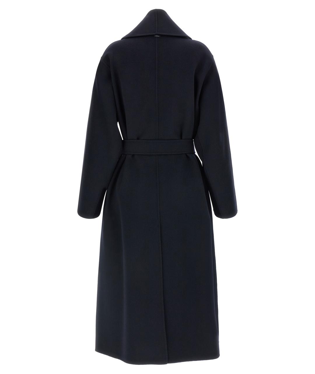 'S MAX MARA Темно-синее шерстяное пальто, фото 2