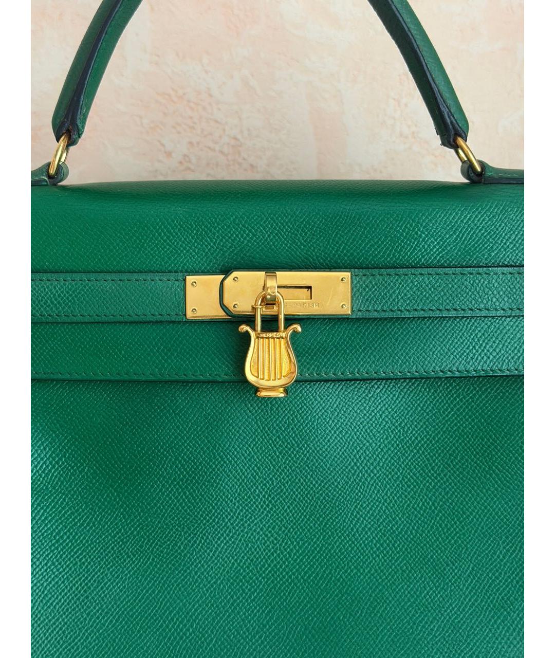 HERMES Золотая позолоченная подвеска, фото 5