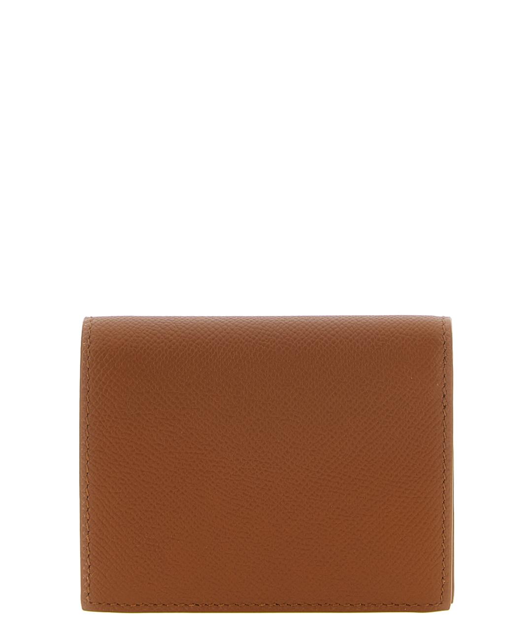 FERRAGAMO Коричневый кожаный кошелек, фото 2