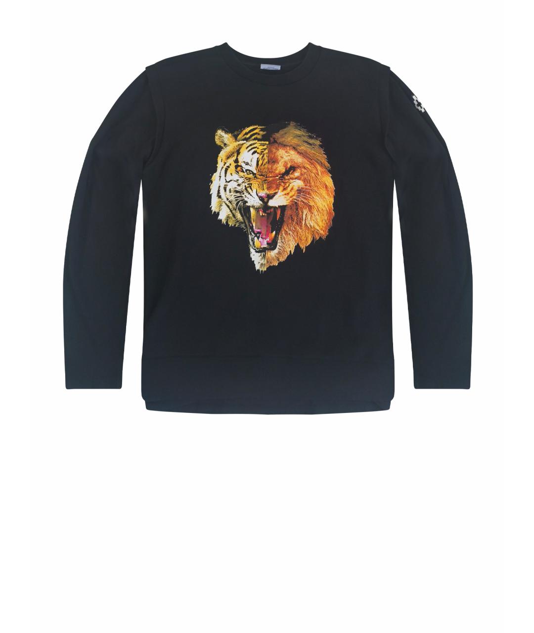 MARCELO BURLON Черный хлопковый джемпер / свитер, фото 1