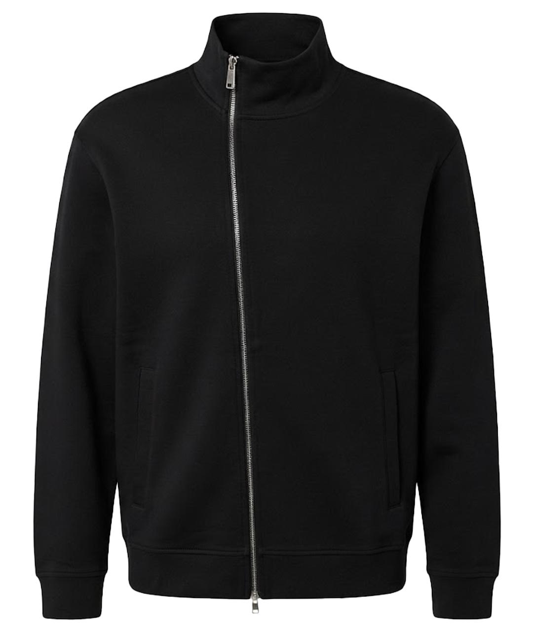 ARMANI EXCHANGE Черная хлопко-эластановая куртка, фото 1