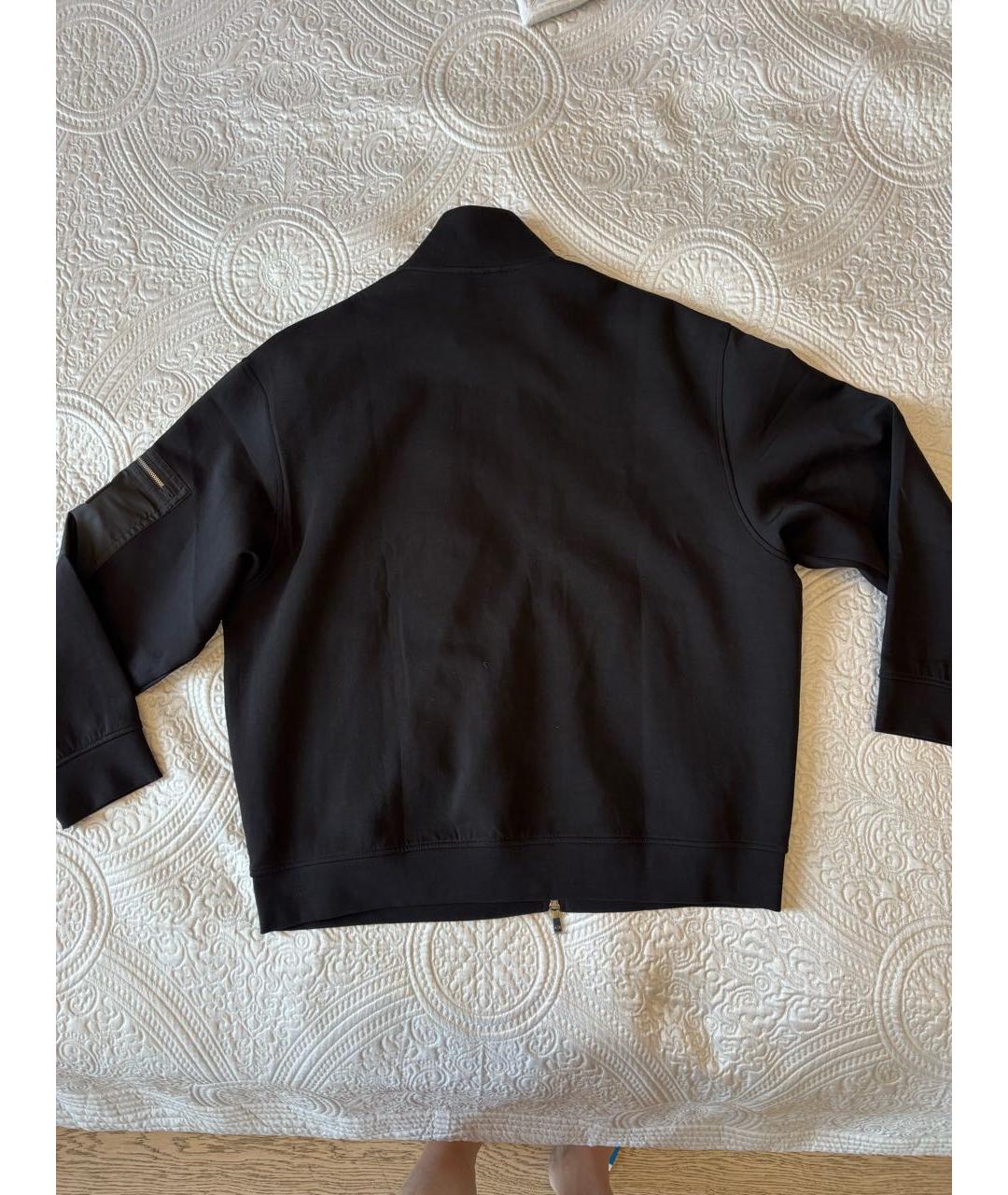 ARMANI EXCHANGE Черная хлопко-эластановая куртка, фото 3