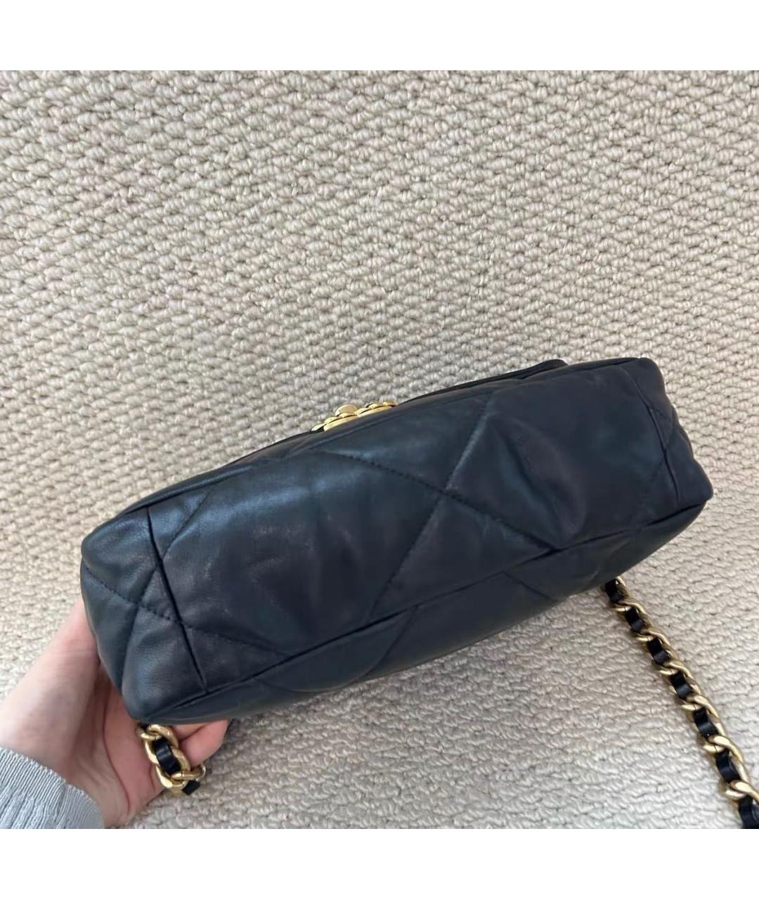 CHANEL Черная кожаная сумка тоут, фото 2