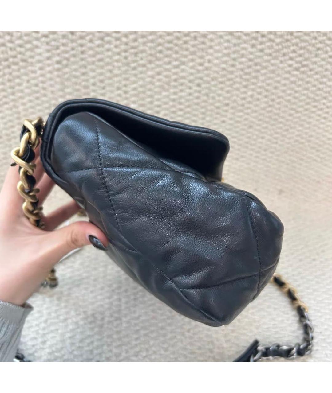 CHANEL Черная кожаная сумка тоут, фото 3