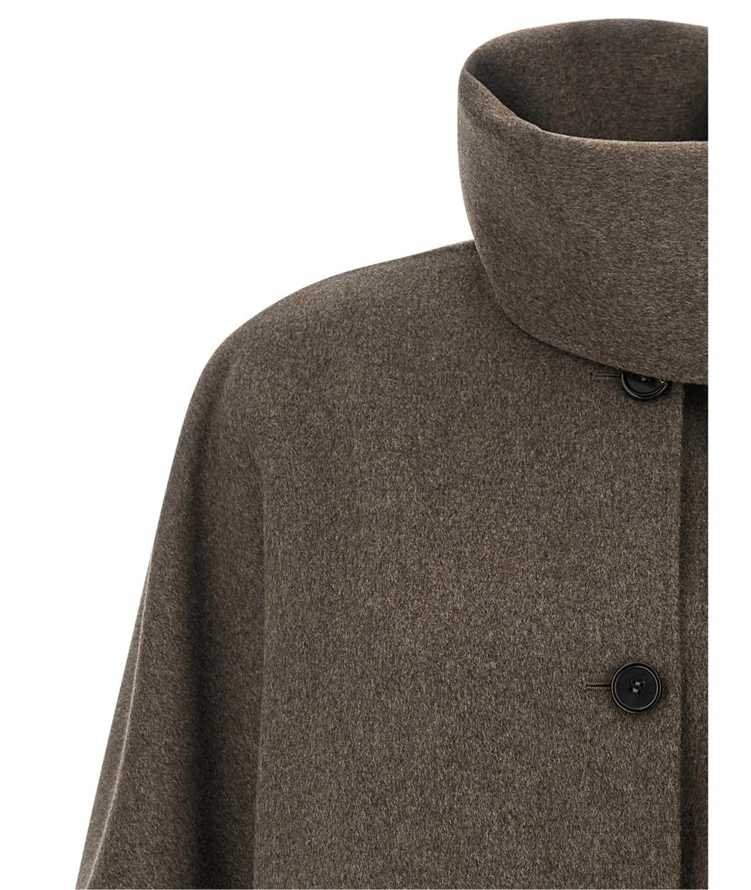 'S MAX MARA Коричневая шерстяная куртка, фото 4