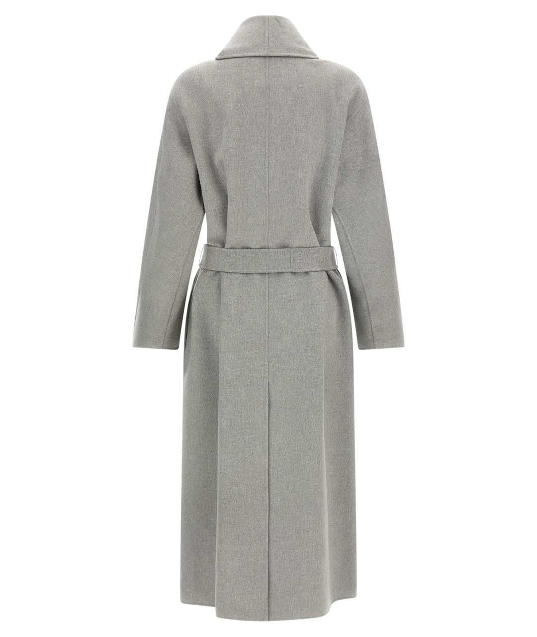 'S MAX MARA Серое шерстяное пальто, фото 2