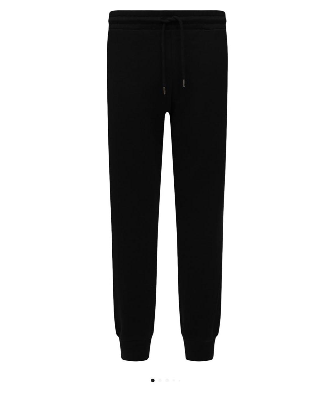 DRIES VAN NOTEN Черные хлопковые повседневные брюки, фото 5