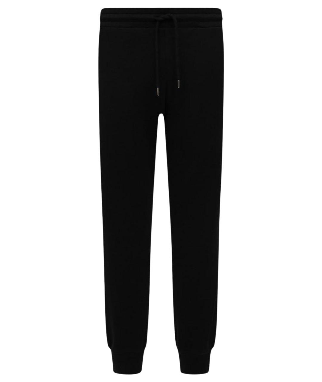 DRIES VAN NOTEN Черные хлопковые повседневные брюки, фото 1