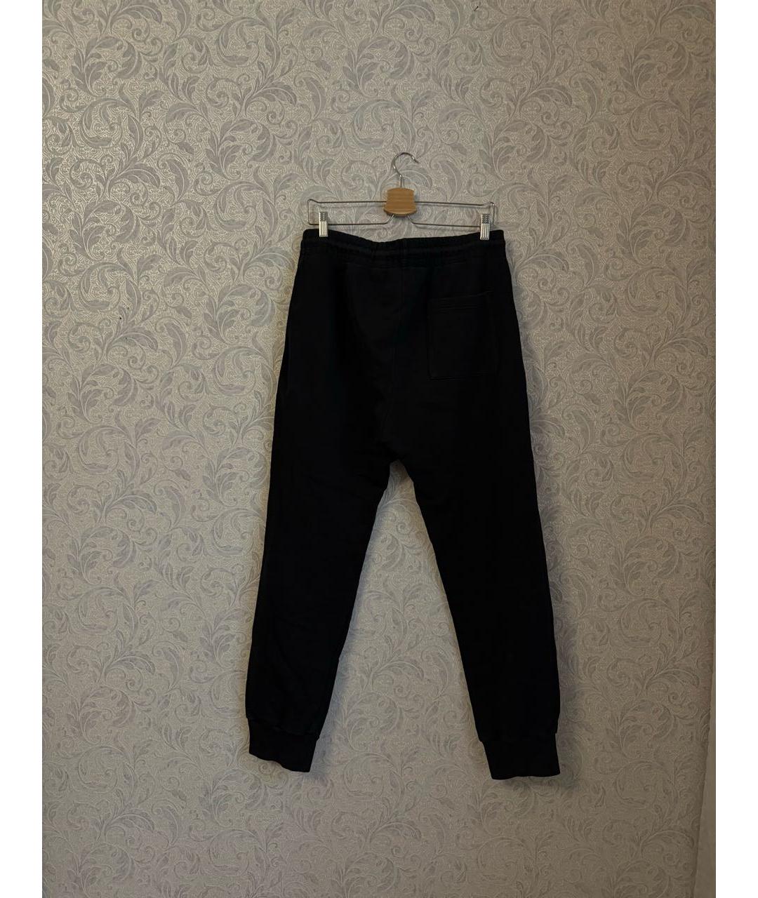 DRIES VAN NOTEN Черные хлопковые повседневные брюки, фото 4
