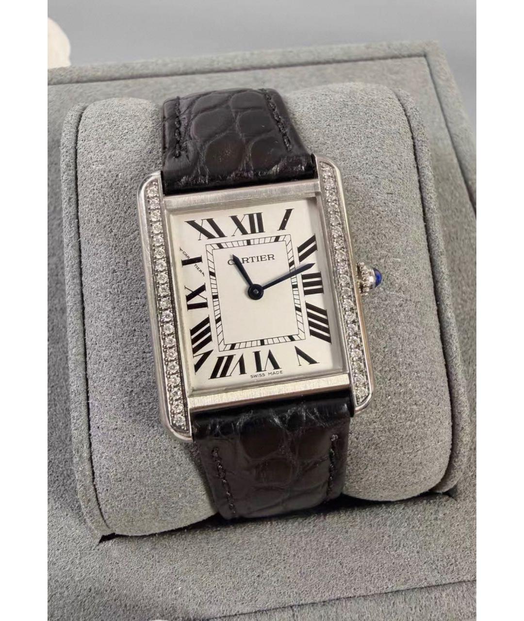 CARTIER Серебряные часы, фото 5