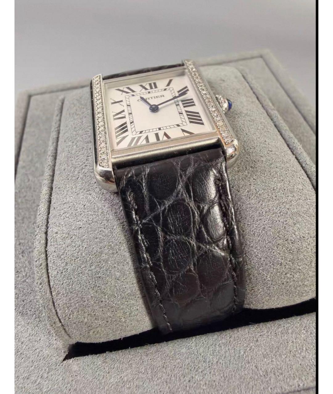 CARTIER Серебряные часы, фото 2