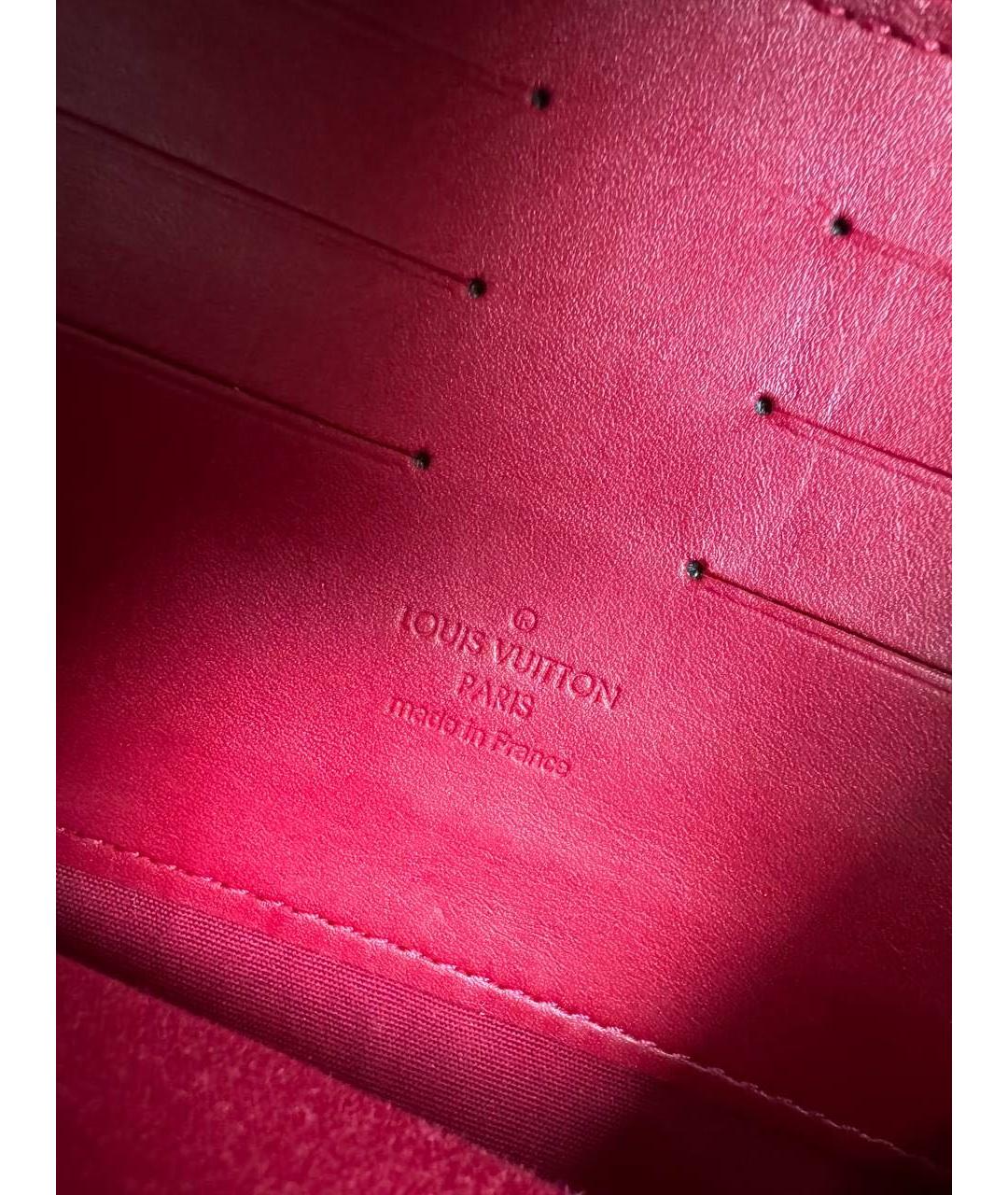 LOUIS VUITTON Красная сумка с короткими ручками из лакированной кожи, фото 7